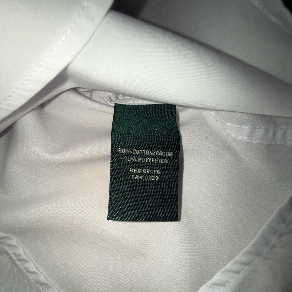 Ralph Lauren boys White Oxford Button Down Shirt Size 5 - Picture 5 of 10